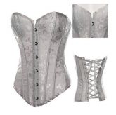 Corset Cetim Bordado